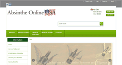 Desktop Screenshot of absintheonlineusa.com